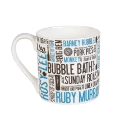 Victoria Eggs Cockney Rhyming Slang Mug
