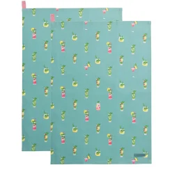 Sophie Allport Cocktails Set of 2 Tea Towels by