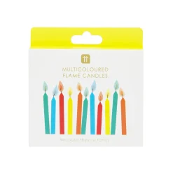 Talking Tables Colored Flame Birthday Candles - 12 pack