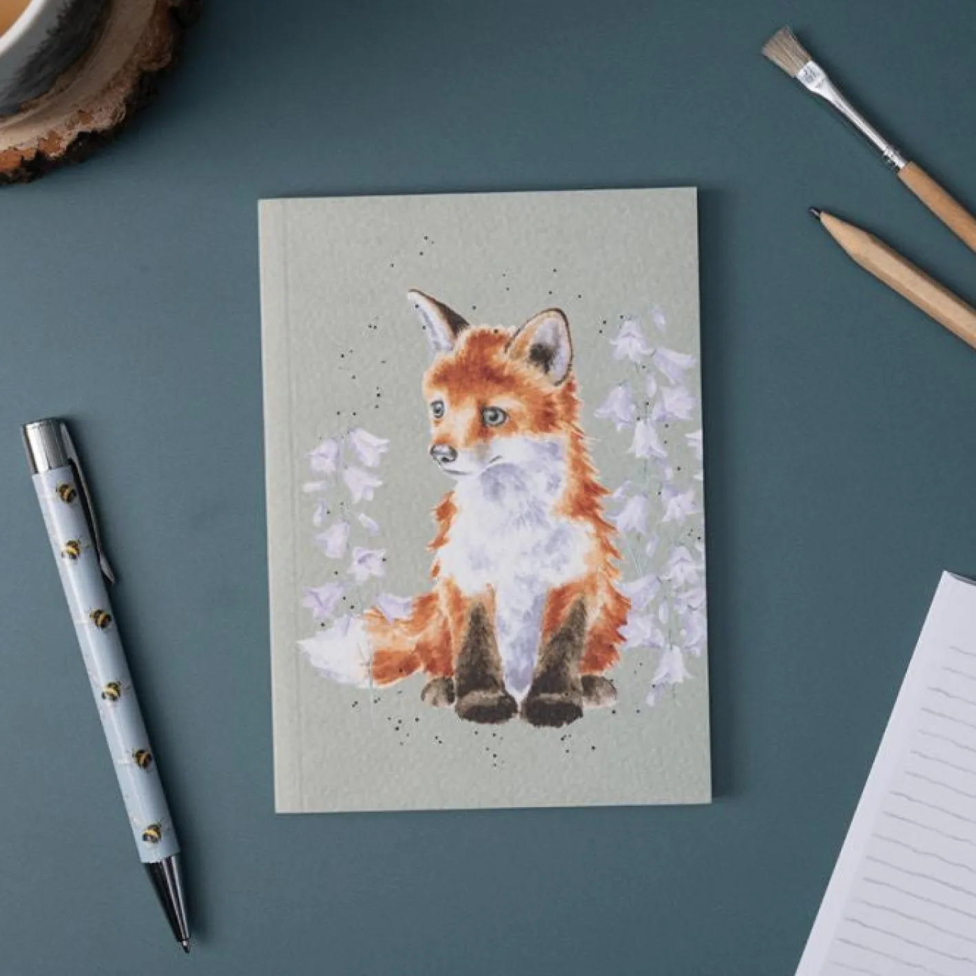 Wrendale Designs 'Contemplation' Fox A6 Notebook