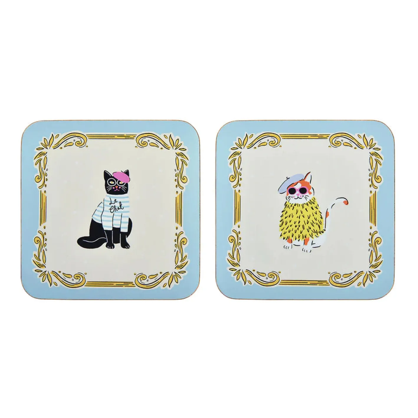 Ulster Weavers Cool Cats Coasters - Set of 4