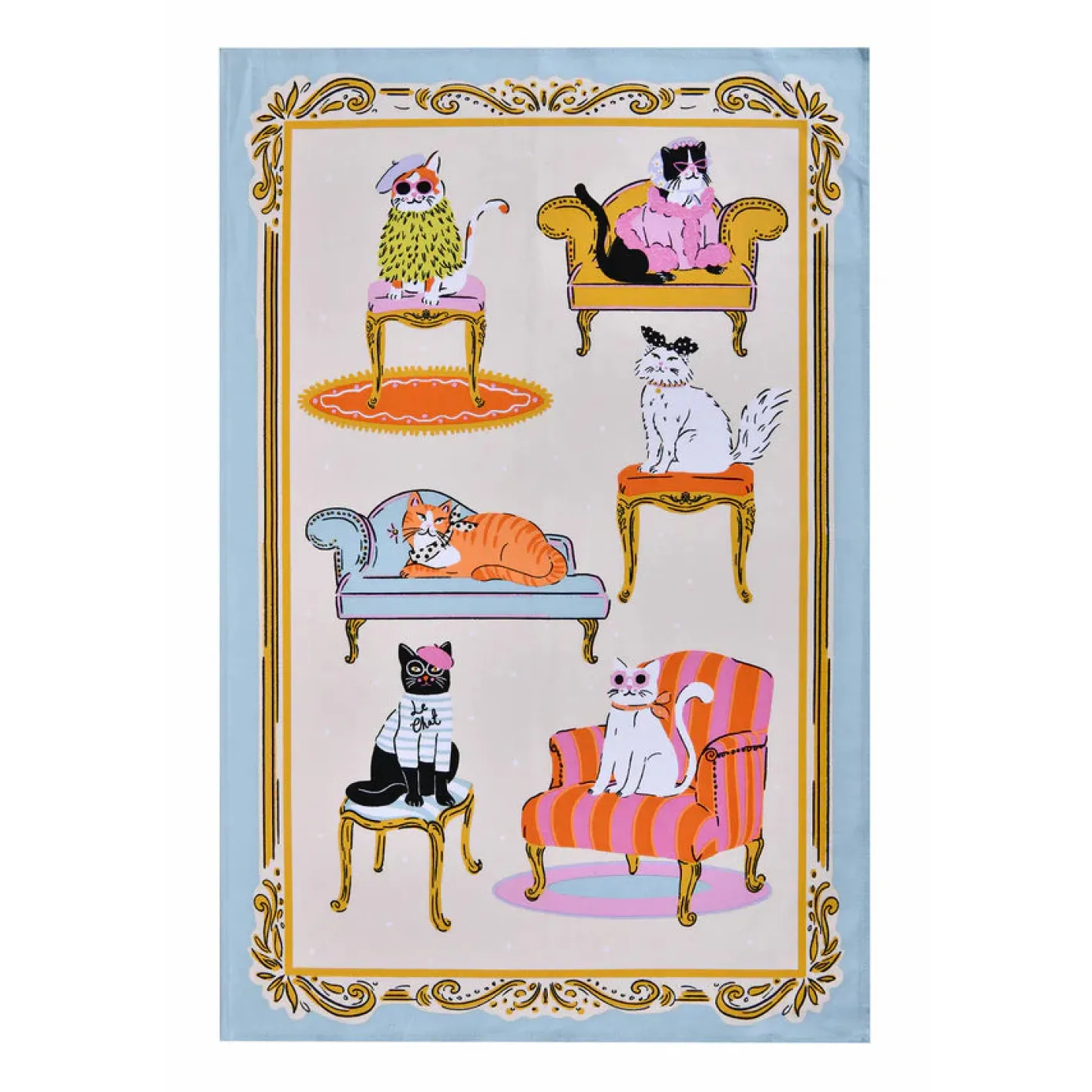 Ulster Weavers Cool Cats Cotton Tea Towel