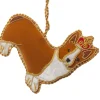 St. Nicolas Corgi with Crown Decoration