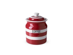 Cornishware Coffee Storage Jar-- Red