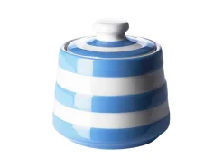 Cornishware Covered Sugar Pot