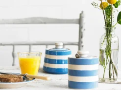 Cornishware Honey/Marmalade Pot