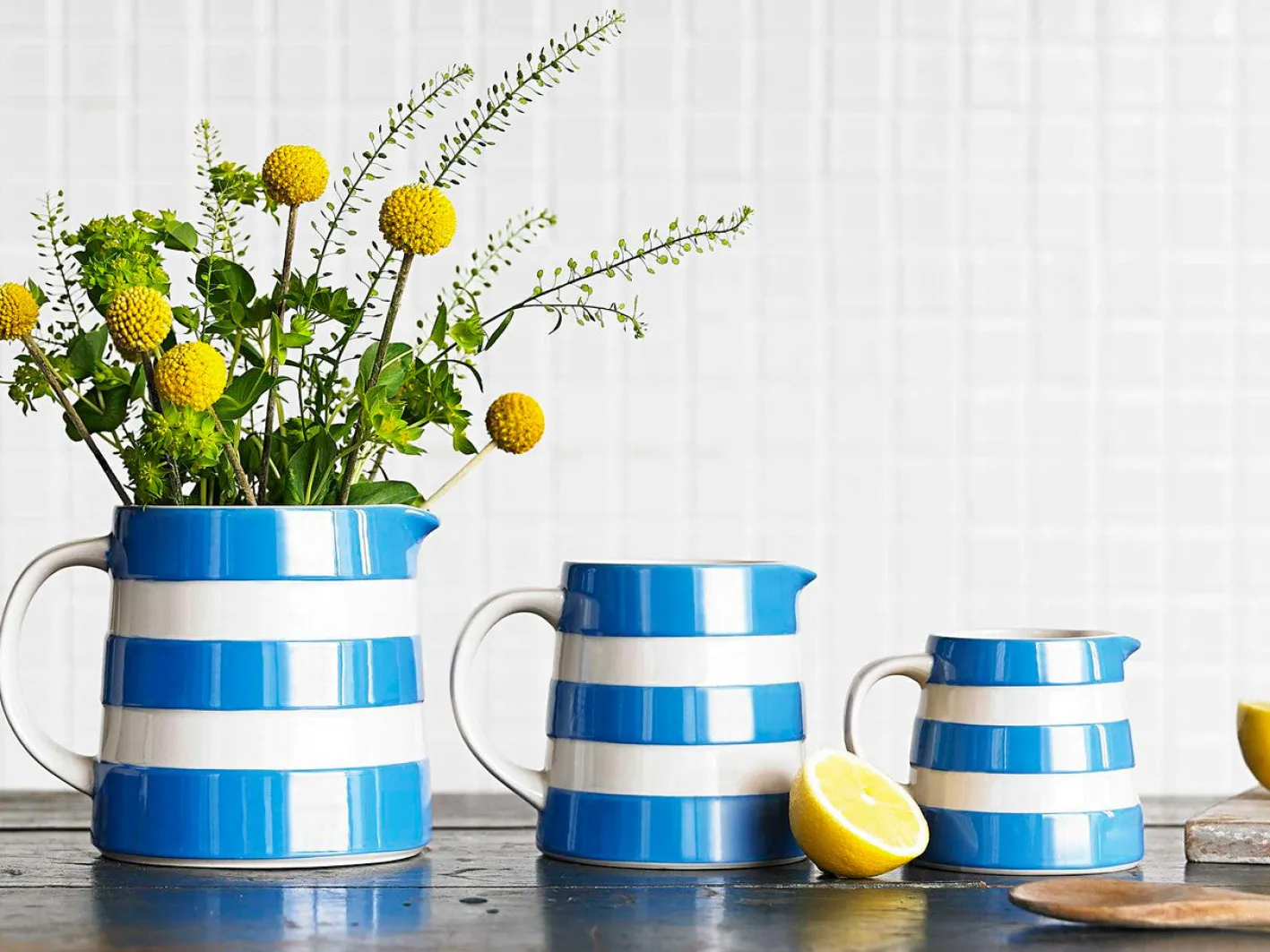 Cornishware Large Dreadnought Jug