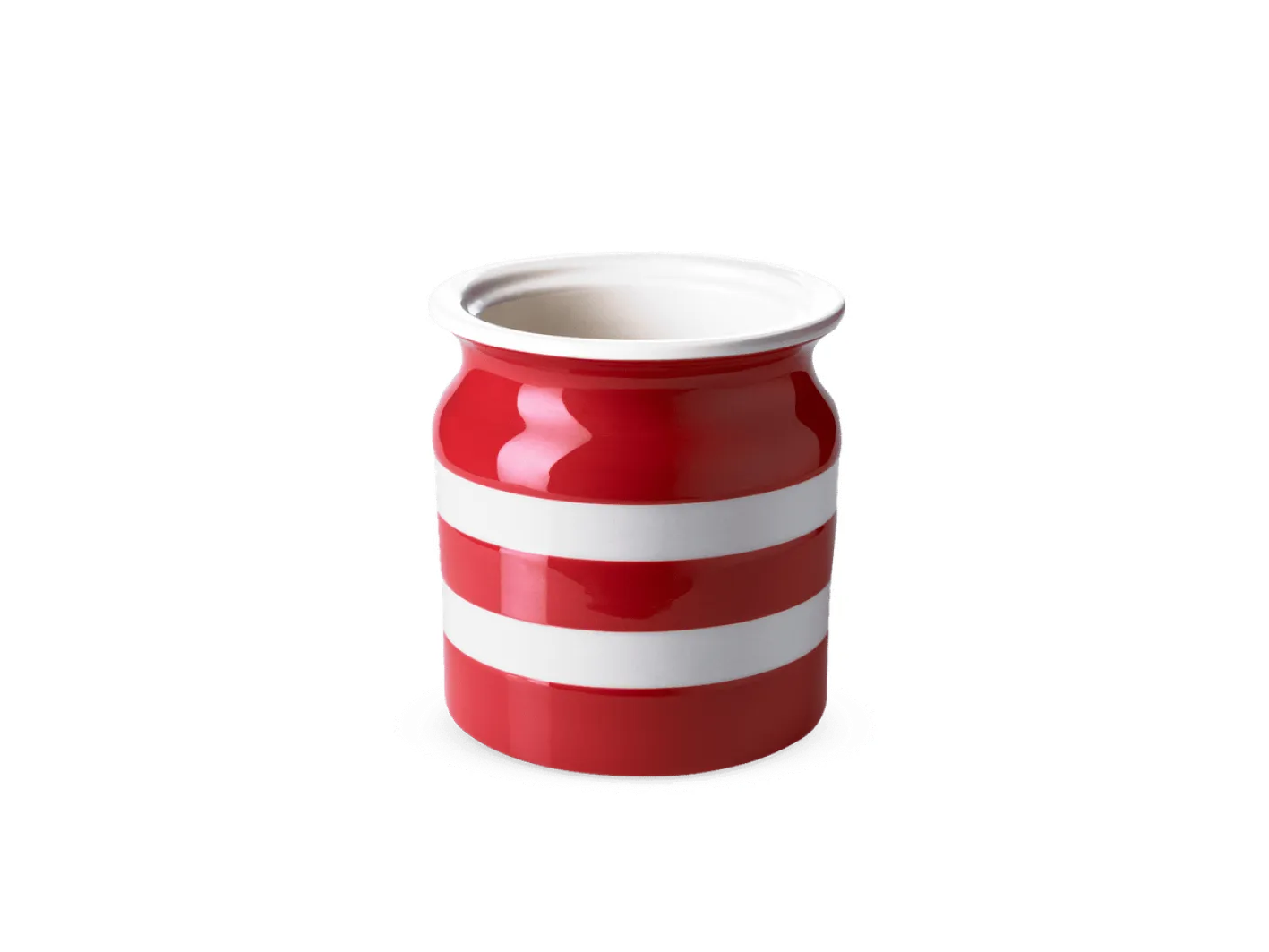 Cornishware Red Utensil Jar