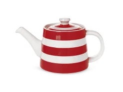 Cornishware Rosie Teapot - Red