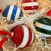 Cornishware Striped Baubles