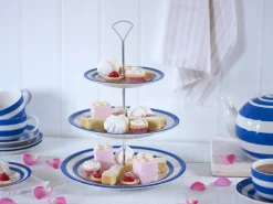 Cornishware Three-Tier Cake Stand