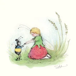 Moongazer Cards Cottage Garden Faeries Greeting Card
