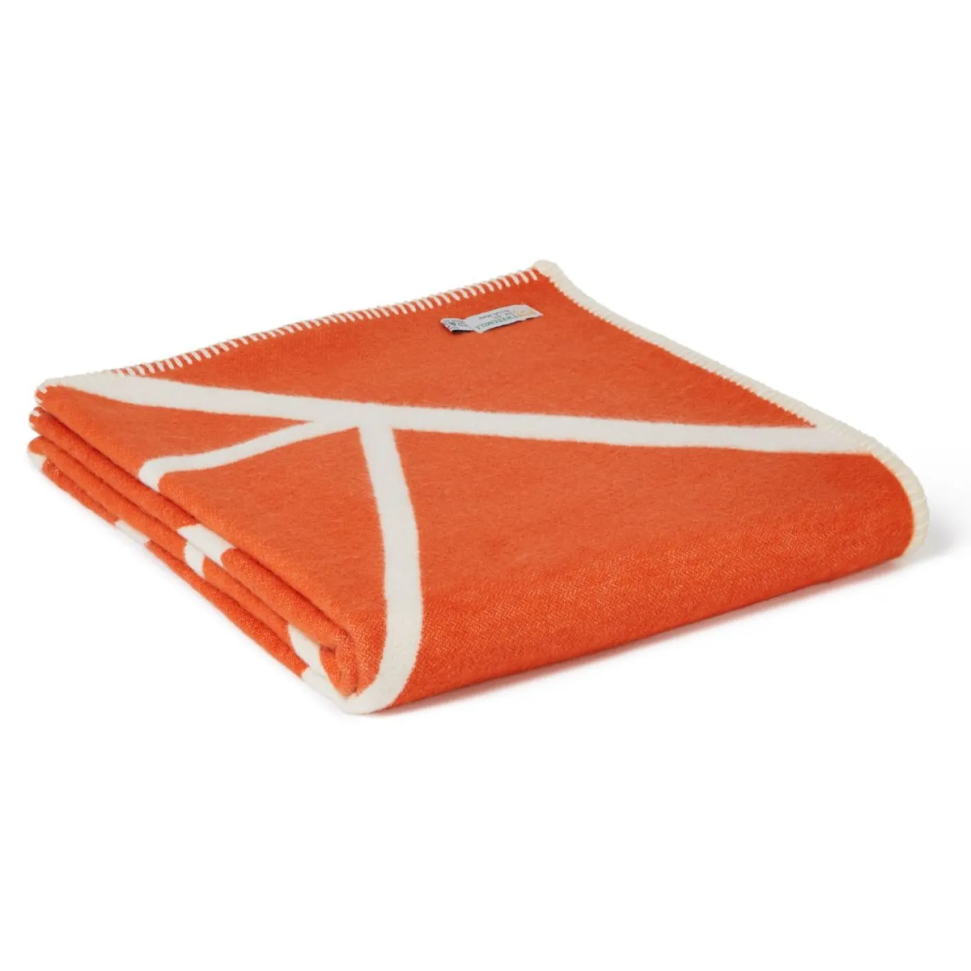 Tweedmill Textiles Ltd Cotton Twig Throw Cinnamon with Cream