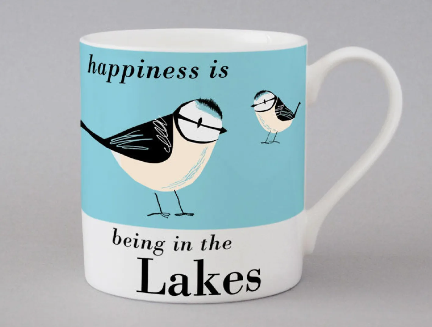 Repeat Repeat Country and Coast Lakes Blue Tit Mug