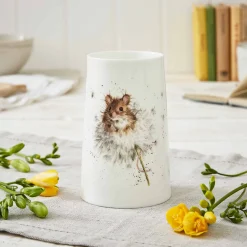 Wrendale Designs 'Country Mice' Bone China Vase