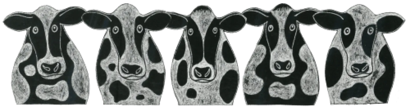 Moorland Pottery Cow Mug by