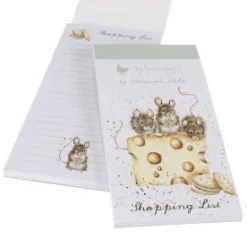 Wrendale Designs 'Crackers about Cheese' Shopping List Pad