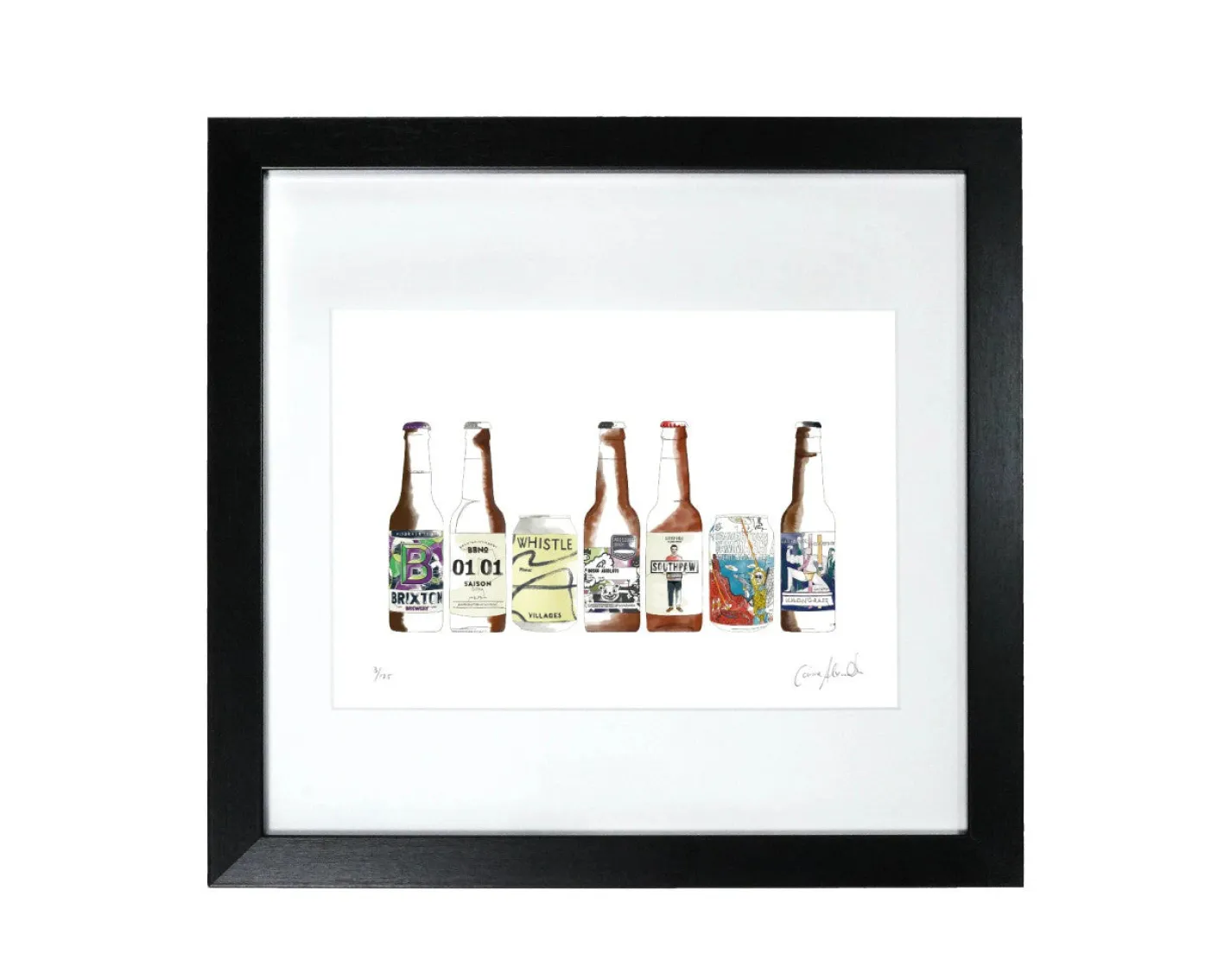 Corinne Alexander Craft Beer Print by