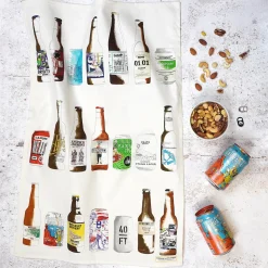 Corinne Alexander Craft Beer Tea Towel by