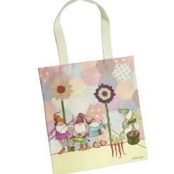 Emma Ball Crafting Gnomes Canvas Tote Bag