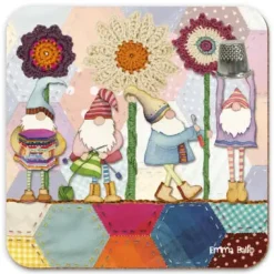 Emma Ball Crafting Gnomes Coaster
