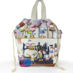 Emma Ball Crafting Gnomes Large Bucket Bag
