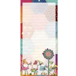Emma Ball Crafting Gnomes Lined Magnetic Pad