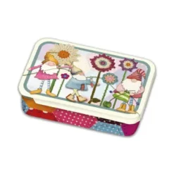 Emma Ball Crafting Gnomes Set of 6 Crochet Markers in a Pocket Tin