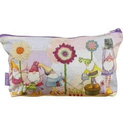 Emma Ball Crafting Gnomes Zipped Pouch