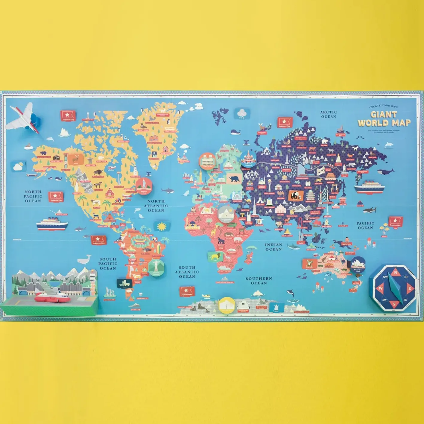 Clockwork Soldier Create Your Own Giant World Map by