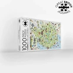 GB Jigsaws Ltd Cumbria & the Lake District Map 1000 Piece Jigsaw Puzzle