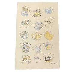 Poppy Treffry Cups and Mugs Tea Towel