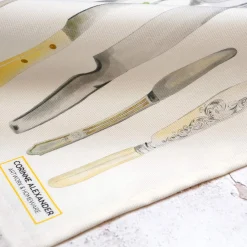 Corinne Alexander Cutlery Draw Tea Towel by