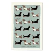 Poppy Treffry Dachshunds Tea Towel