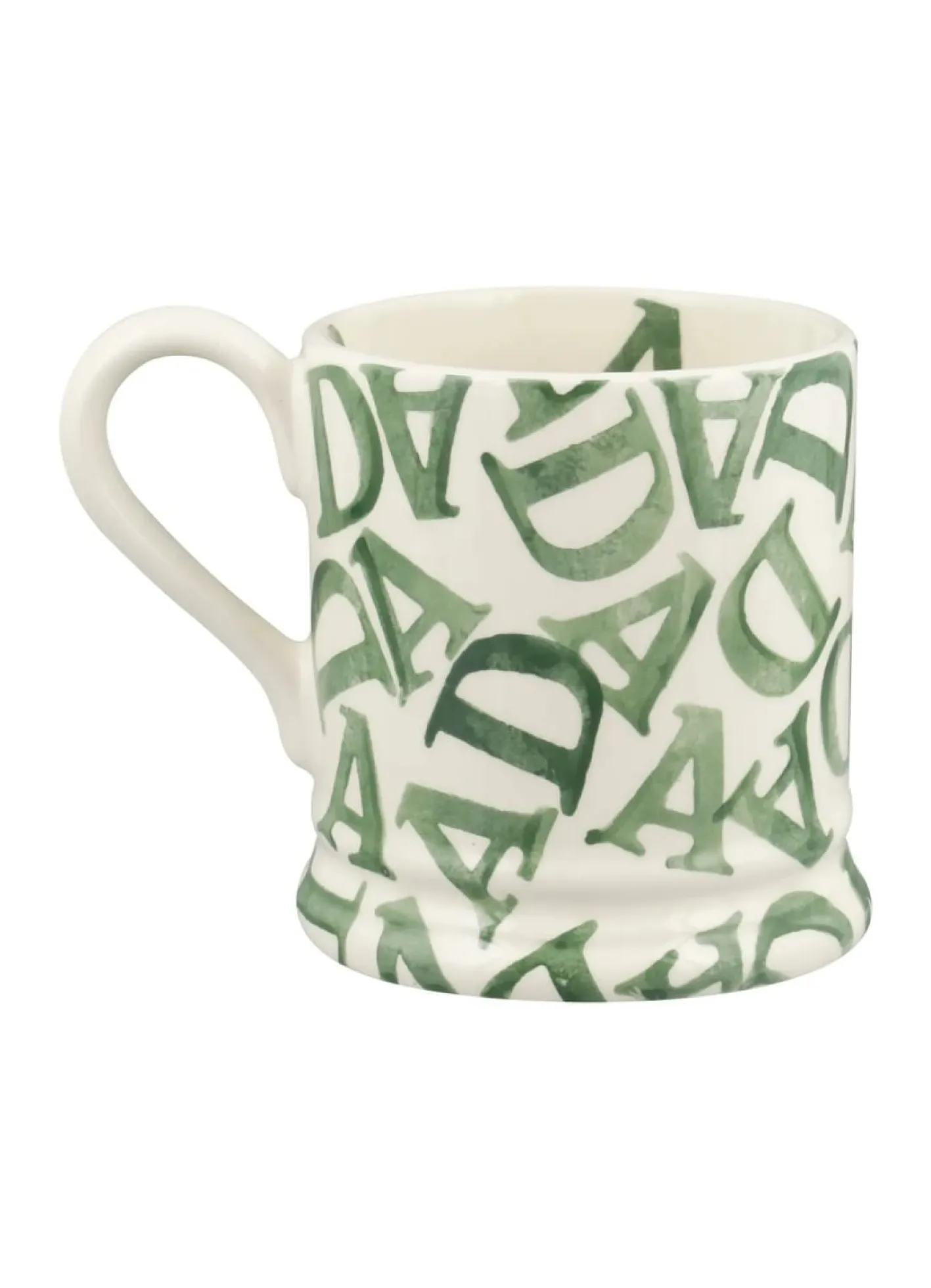 Emma Bridgewater D.A.D. Green 1/2 Pint Mug
