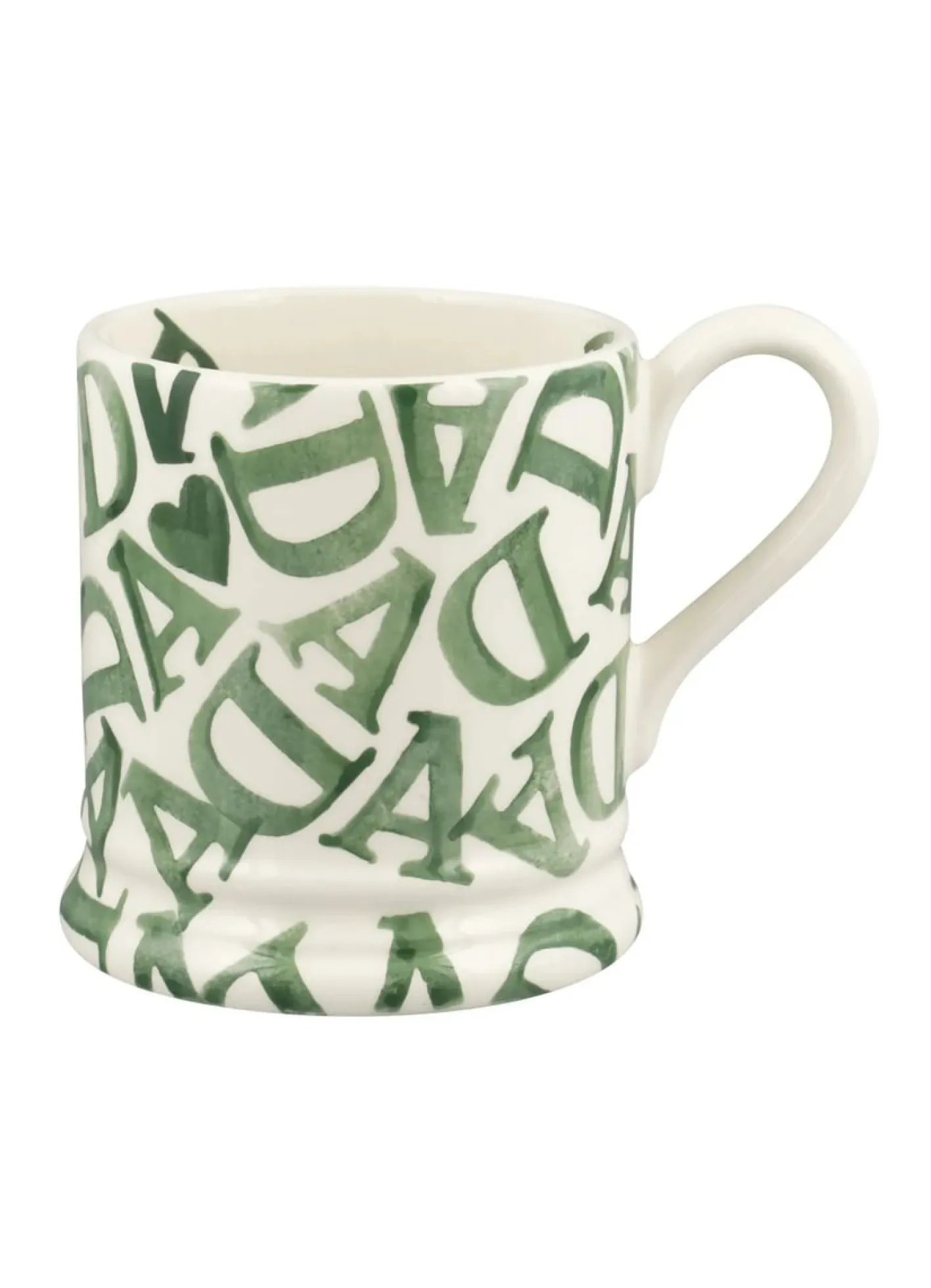 Emma Bridgewater D.A.D. Green 1/2 Pint Mug