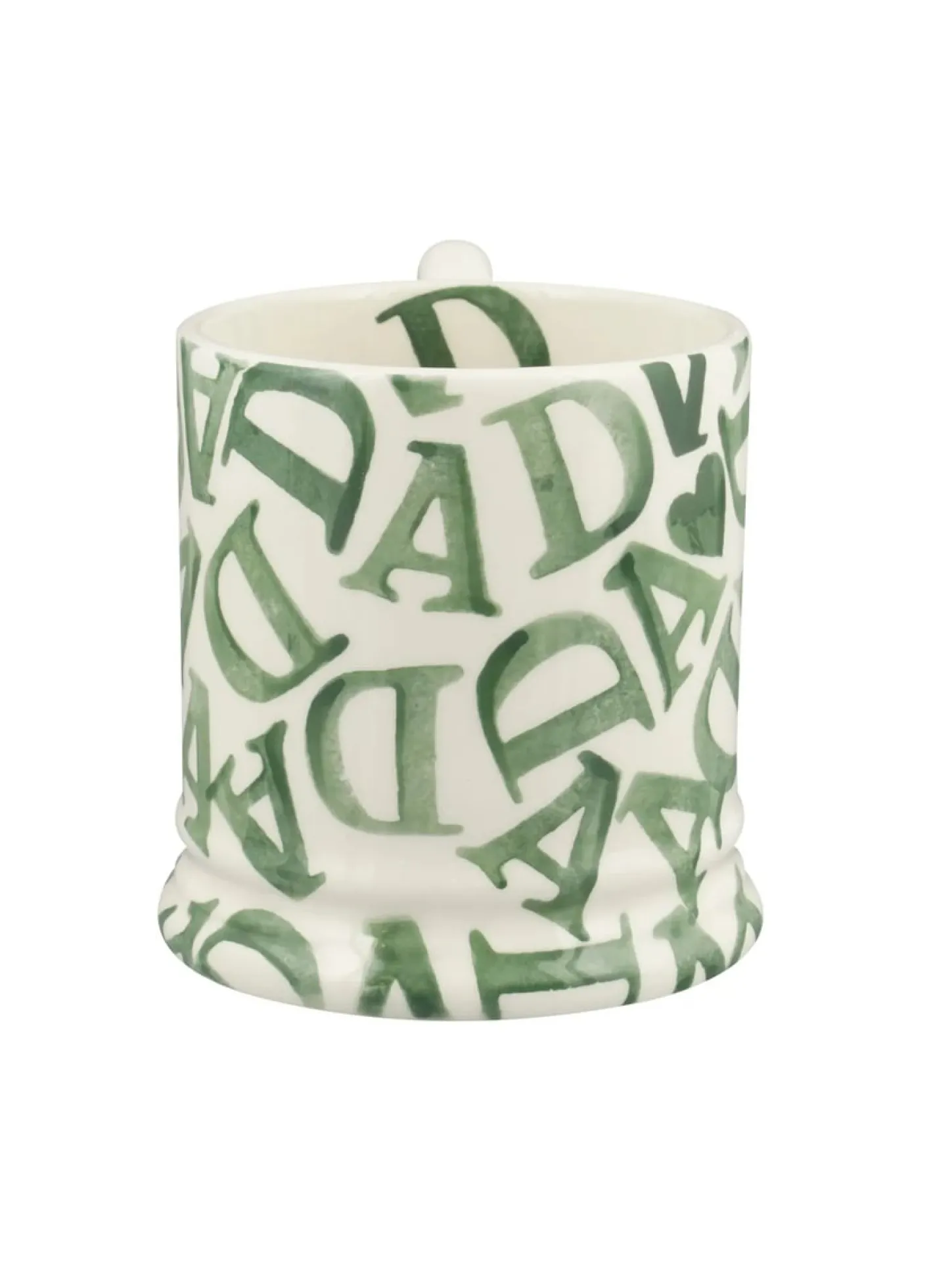 Emma Bridgewater D.A.D. Green 1/2 Pint Mug