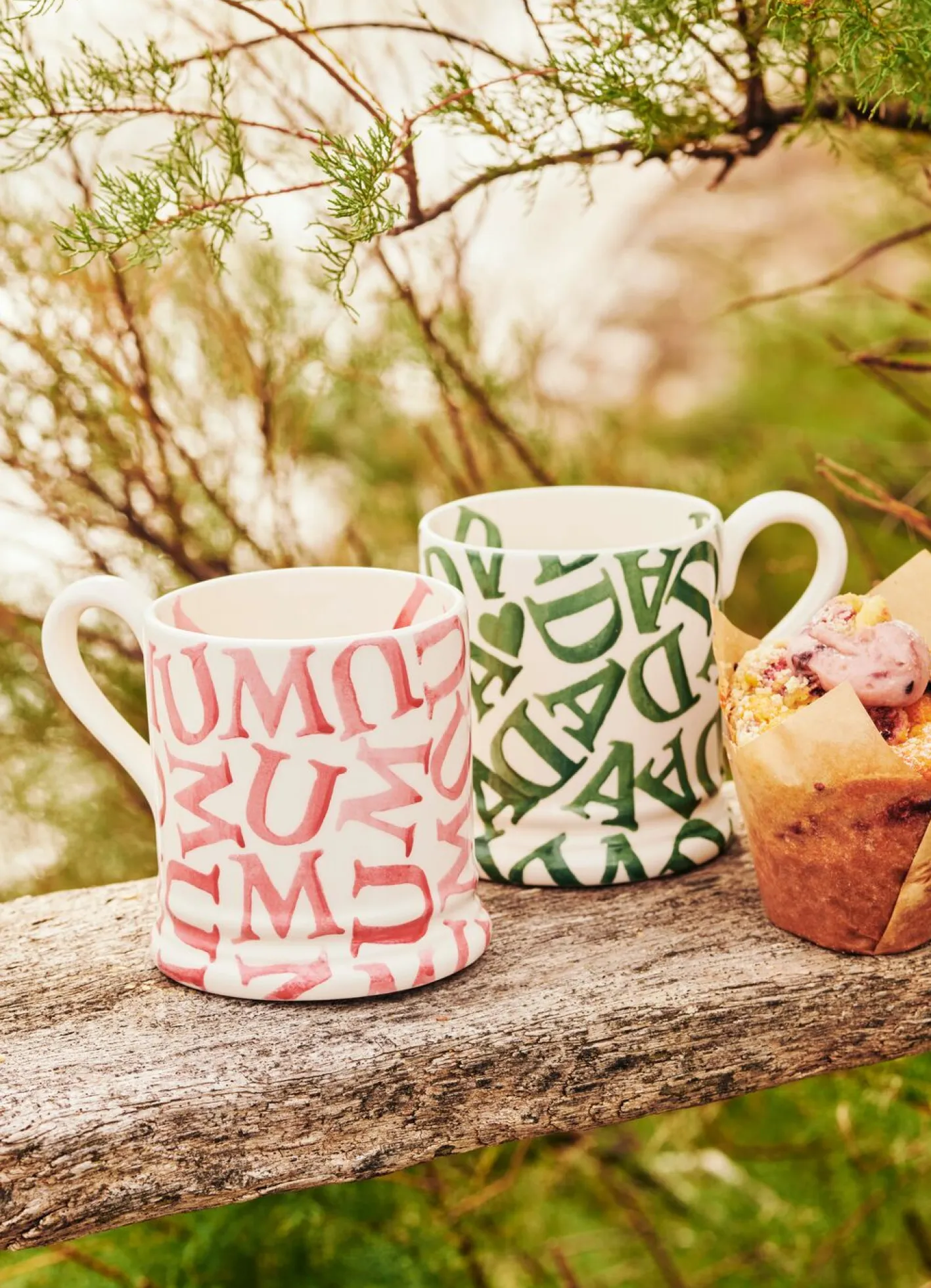 Emma Bridgewater D.A.D. Green 1/2 Pint Mug