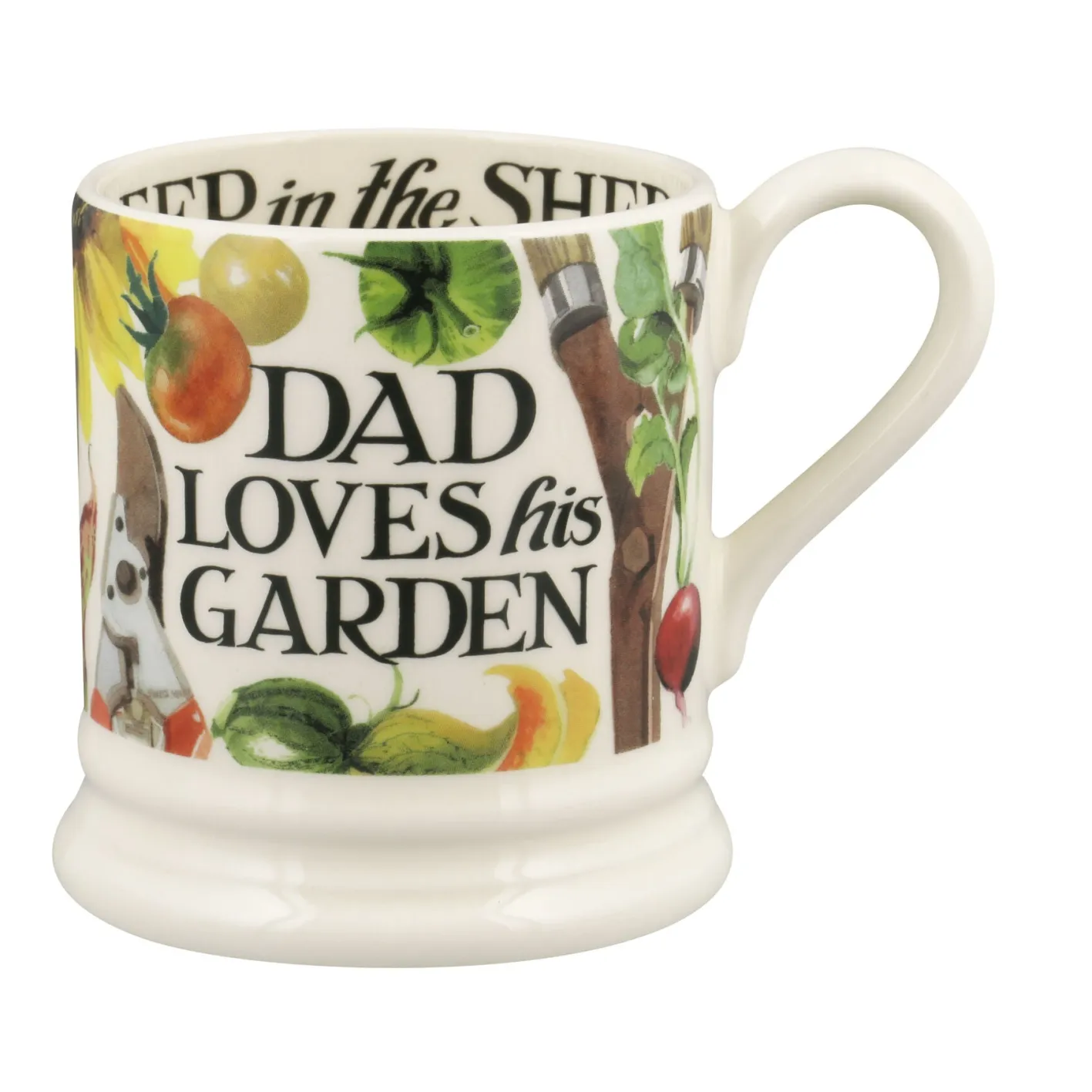 Emma Bridgewater Dad Loves His Garden 1/2 Pint Mug