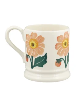 Emma Bridgewater Dahlia Hand-Stamped 1/2 Pint Mug