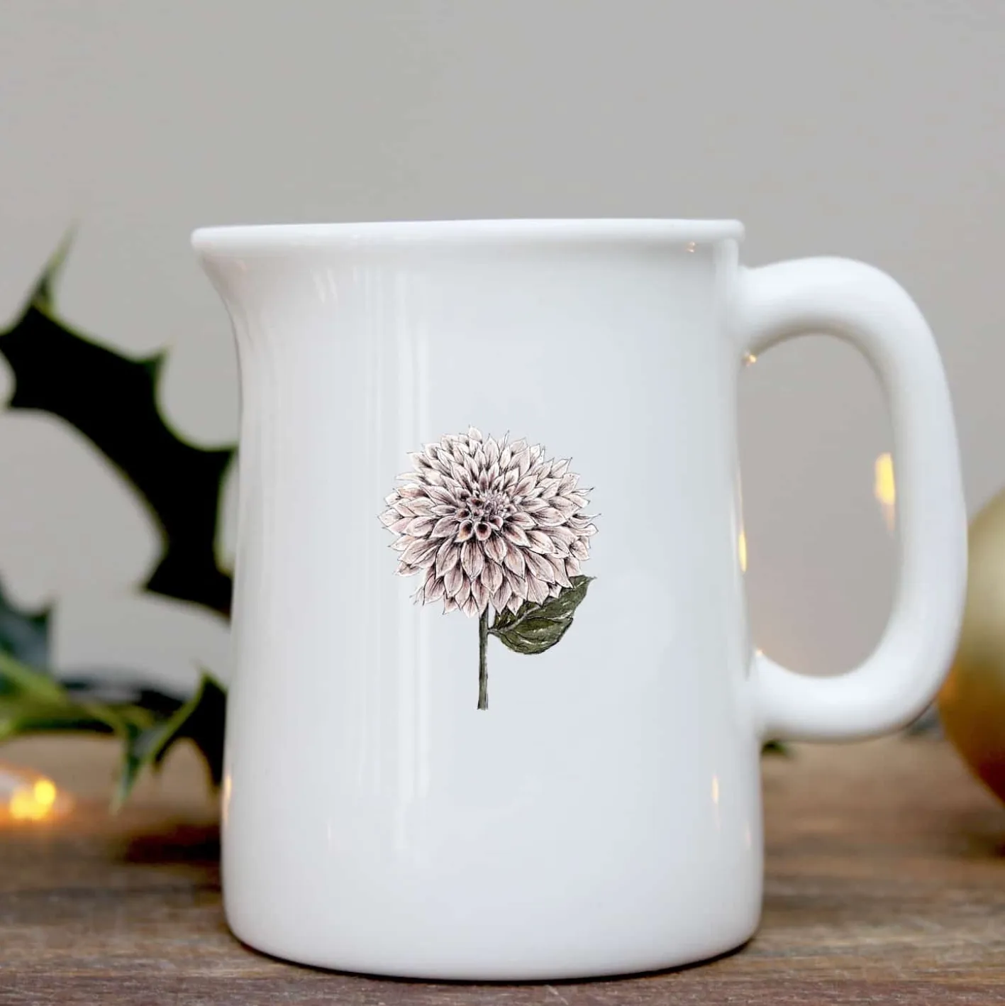 Toasted Crumpet Dahlia Mini Jug in a Gift Box