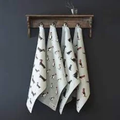Sweet William Dalmatian Tea Towel