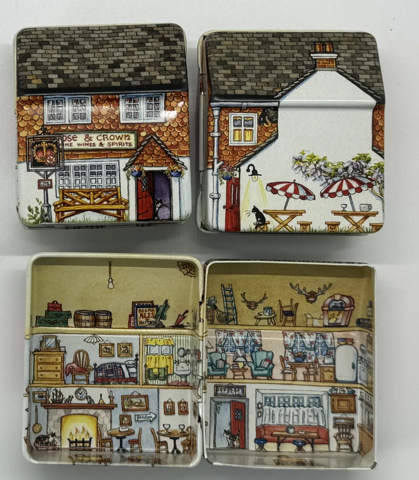 Elite Tins Dana Kubick Mini House Tins