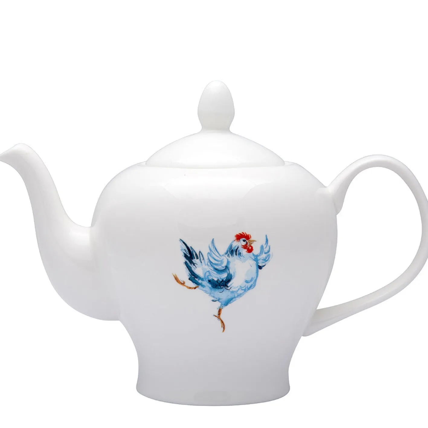 Jane Abbott Designs Dancing Hen Bone China Teapot