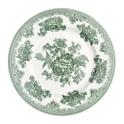 Burleigh Dark Green Asiatic Pheasant Dinner Plate 10 1/2 in