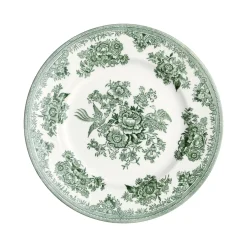 Burleigh Dark Green Asiatic Pheasants Plate 7 in