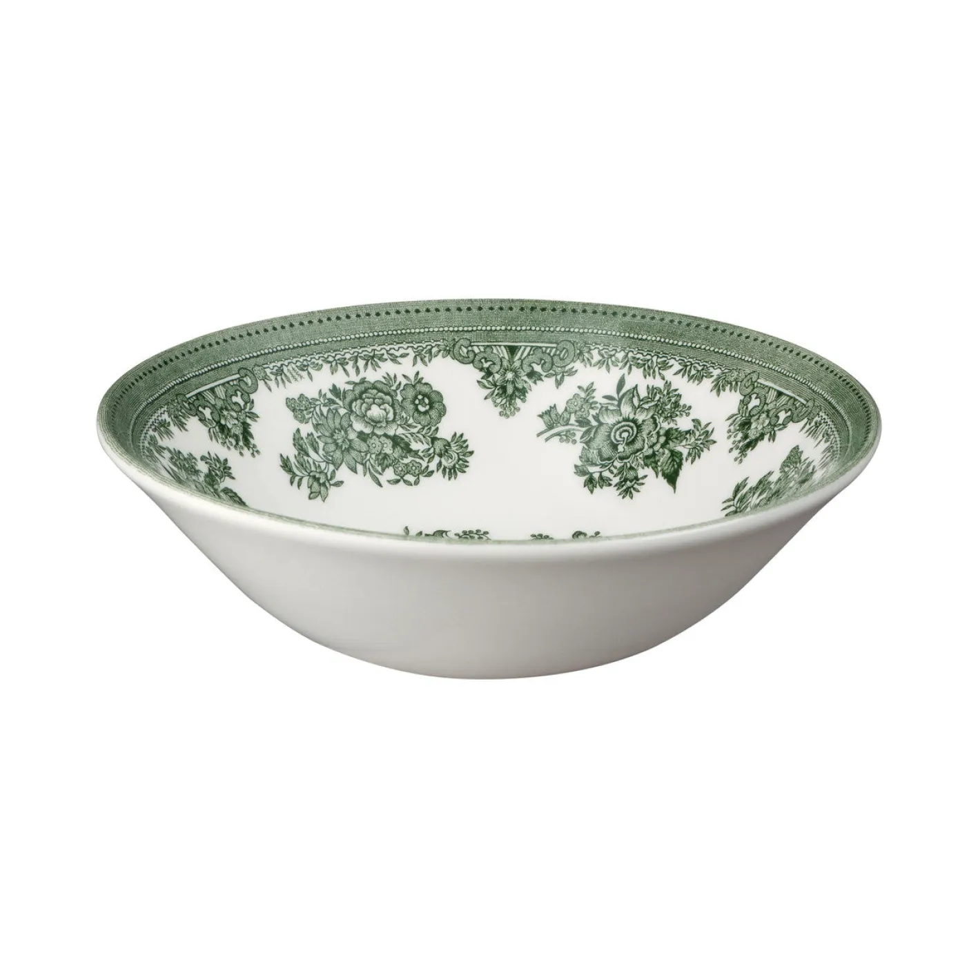 Burleigh Dark Green Asiatic Pheasants Cereal Bowl