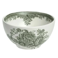 Burleigh Dark Green Asiatic Small Sugar Bowl - 3.75in/9.5cm