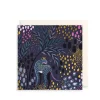 The Art File Dark Spotted Cheetah Greeting Card by Sara Miller