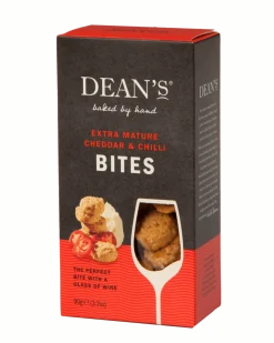 Dean's of Huntley Shortbread Dean's Extra Mature Cheddar with Chilli Bites